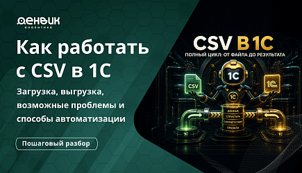 Как работать с CSV в 1С: загрузка, выгрузка, возможные проблемы и способы автоматизации